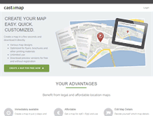 Tablet Screenshot of castamap.com